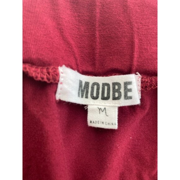 Modbe Women's M Casual Maroon Midi Skirt - Picture 3 of 3